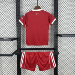 Conjunto Niño Liverpool Primera Equipación 2025-2026-dorsal