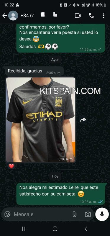 kitspain opiniones envio de camiseta negra