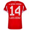 Alternative view of Camiseta Bayern de Munich Primera Equipacion x Luis Díaz 2025-2026