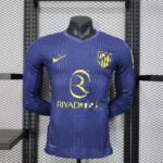 Atletico de madrid segunda equipacion version jugador manga larga 2025-2026