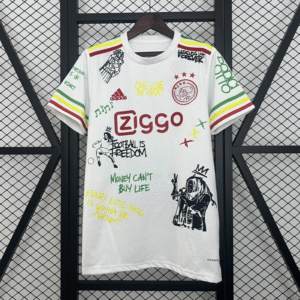 Camiseta Ajax 2025-2026 Edición Especial Bob Marley 40 Aniversario