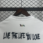 Camiseta Ajax 2025-2026 Edición Especial Bob Marley 40 Aniversario-cuello dorsal.