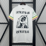 Camiseta Ajax 2025-2026 Edición Especial Bob Marley 40 Aniversario-dorsal