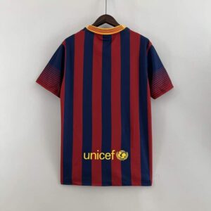 Camiseta Barcelona Retro 2013-2014 primera equipación dorsal.