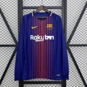 Camiseta Barcelona Retro 2017-2018 primera equipacion manga larga