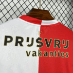 Camiseta Feyenoord Rotterdam Primera Equipación 2025-2026-cuello dorsal