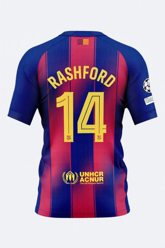 Camiseta-Marcus-Rashford-FC-Barcelona-2025-2026 camiseta rashford barcelona