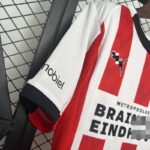 Camiseta PSV Eindhoven Primera Equipación 2025-2026-hombro.