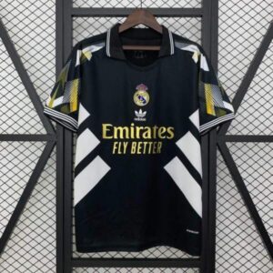 Camiseta Real Madrid Edicion Especial Negro con Blanco 25-26