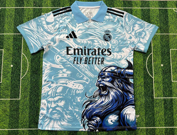 Camiseta Real Madrid Version Vikingo version fan 25-26 Camiseta Real Madrid Version Vikingo version fan 25-26