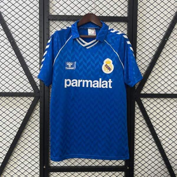 Camiseta Retro Real Madrid 1986-1988 segunda equipacion Camiseta Retro Real Madrid 1986-1988 segunda equipacion