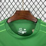 Camiseta de Portero Verde Manga larga Paris Saint-Germain 2025-2026-cuello