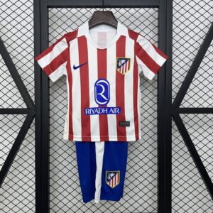 Conjunto Niño Atletico de Madrid 2025-2026 primera equipación
