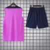 Conjunto de entrenamiento Morado Barcelona 2025-2026 manga corta dorsal