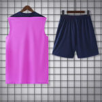 Conjunto de entrenamiento Morado Barcelona 2025-2026 manga corta dorsal