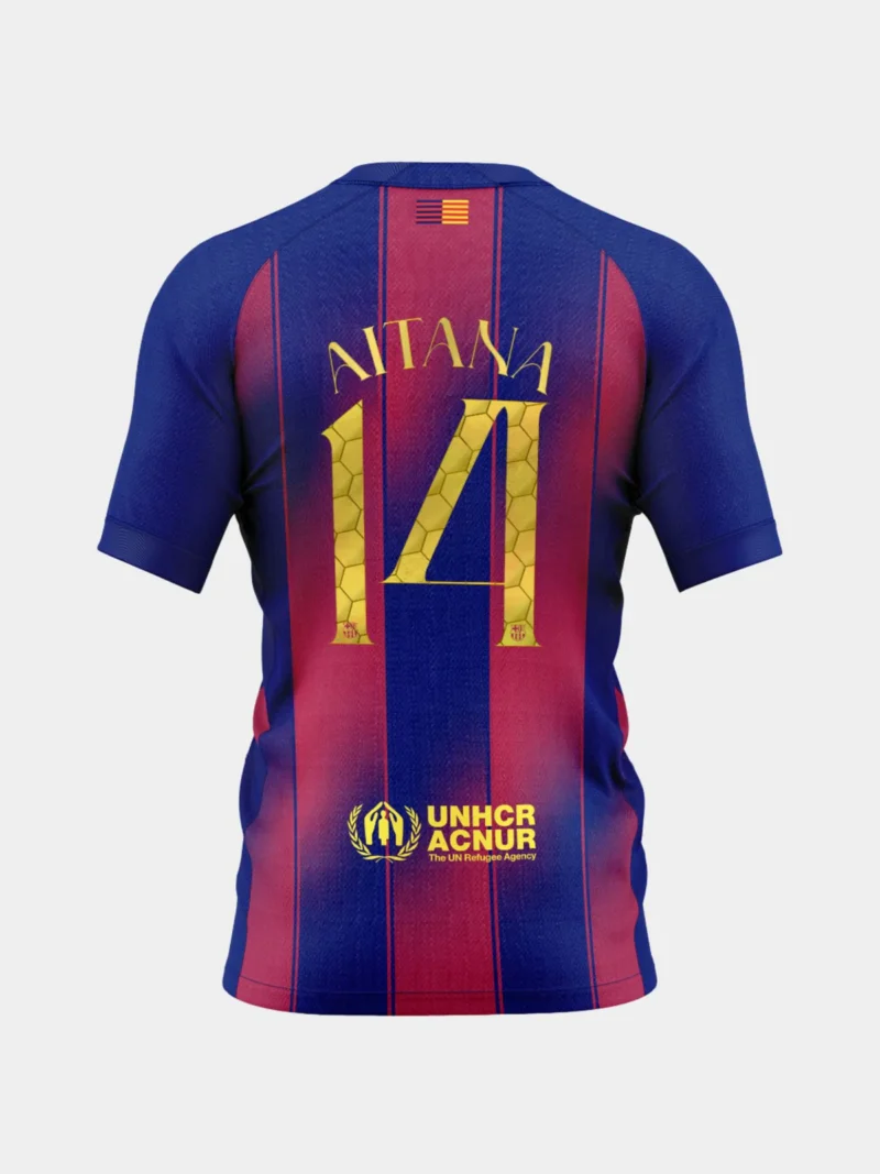 Camiseta FC Barcelona Aitana Edicion Balon de Oro 2025-2026 Camiseta FC Barcelona Aitana Edicion Balon de Oro 2025-2026