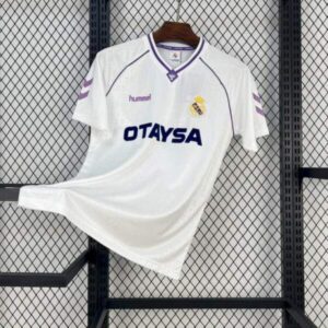 Camiseta Retro Real Madrid 1990-1992 primera equipación.