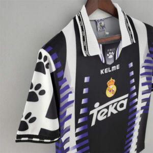 Camiseta Retro Real Madrid 1997-1998 tercera equipación cuello