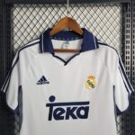 Camiseta Retro Real Madrid 2000-2001 primera equipación cuello