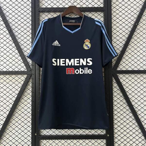 Camiseta Retro Real Madrid 2003-2004 segunda equipacion Camiseta Retro Real Madrid 2003-2004 segunda equipacion