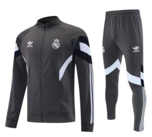 Chandal Real Madrid Gris con blanco 2025-2026