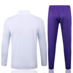 Chandal Real Madrid morado-blanco 2025-2026 dorsal