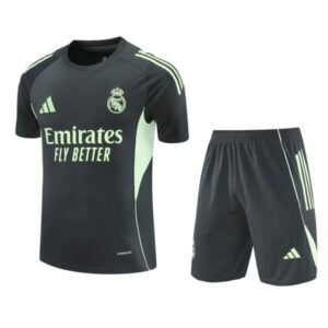 Conjunto de entrenamiento Azul con Verde Real Madrid 25-26