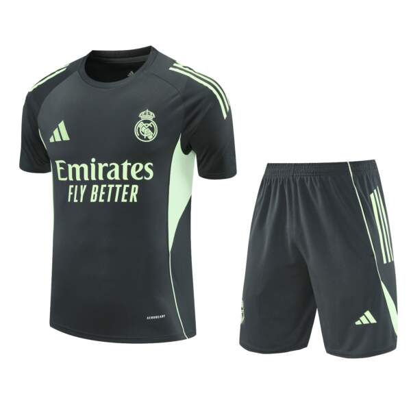 Conjunto de entrenamiento Azul con Verde Real Madrid 25-26 Conjunto de entrenamiento Azul con Verde Real Madrid 25-26
