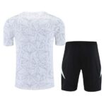 Conjunto de entrenamiento Blanco con gris Real Madrid 25-26 dorsal