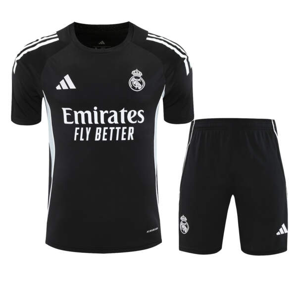 Conjunto de entrenamiento Negro Real Madrid 25-26 Conjunto de entrenamiento Negro Real Madrid 25-26