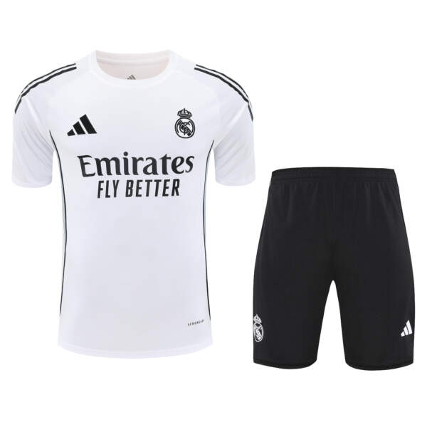 Conjunto de entrenamiento blanco Real Madrid 25-26 Conjunto de entrenamiento blanco Real Madrid 25-26