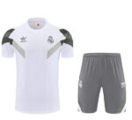Conjunto de entrenamiento blanco con gris Real Madrid 25-26