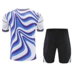 Conjunto de entrenamiento tricolor Real Madrid 25-26 dorsal