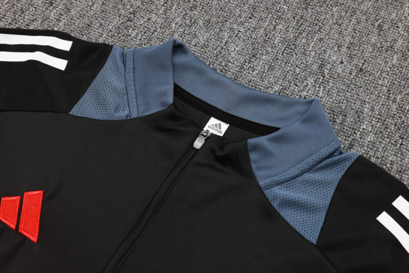 chandal-manchester-united-negro-gris-2024-2025-cuello