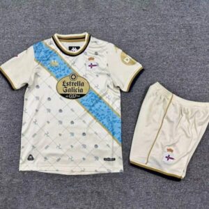 Conjunto Niño Deportivo de La Coruña Tercera Equipacion 2025-2026