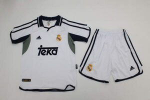 Conjunto niño Retro Real Madrid 2000-2001 local
