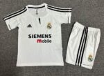 Conjunto niño Retro Real Madrid 2003-2004 primera equipacion