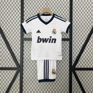Conjunto niño Retro Real Madrid primera Equipacion 2012-2013
