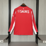 Camiseta Benfica 2025-26 Primera Equipación Manga Larga dorsal