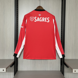 Camiseta Benfica 2025-26 Primera Equipación Manga Larga dorsal