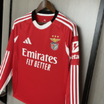 Camiseta Benfica 2025-26 Primera Equipación Manga Larga lateral