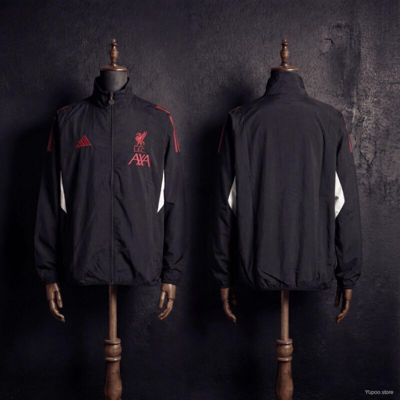 Cortaviento Liverpool Negro 2025-2026 doble