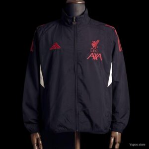 Cortaviento Liverpool Negro 2025-2026 frontal