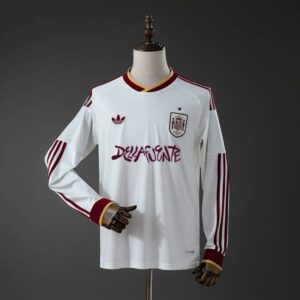 camiseta-españa-segunda-equipacion-manga-larga-dellafuente-mundial-2026