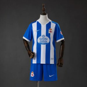 Conjunto Niño Deportivo la Coruña Primera Equipación 2026-27