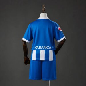 Conjunto Niño Deportivo la Coruña Primera Equipación 2026-27 dorsal