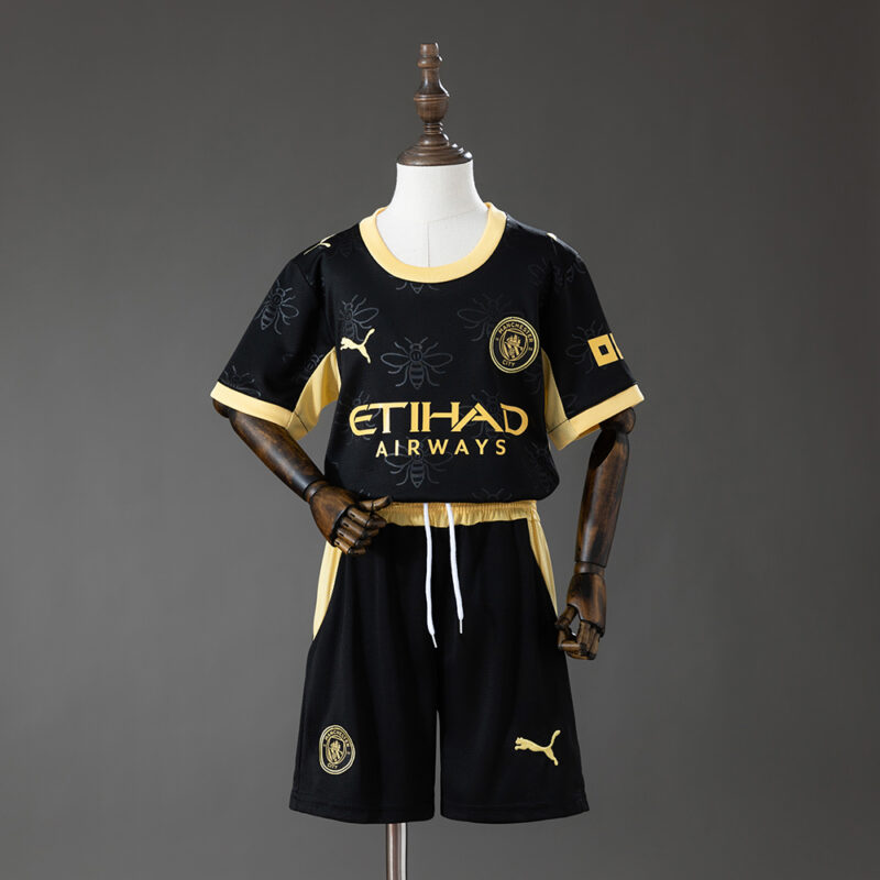 Conjunto niño Manchester City segunda equipacion 2026-2027 Conjunto niño Manchester City segunda equipacion 2026-2027
