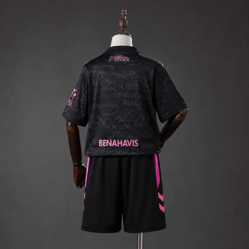 Conjunto Niño Malaga Tercera Equipación 2026-27 dorsal