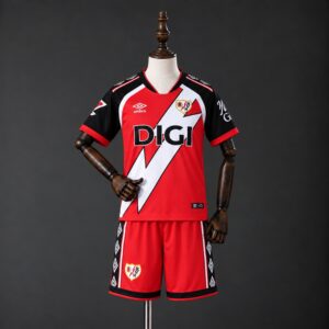 Conjunto Niño Rayo Vallecano Segunda Equipación 2026-27