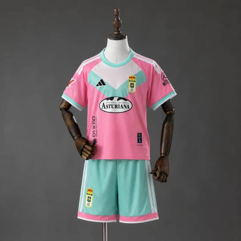 Conjunto Niño Real Oviedo Segunda Equipación 2026-27